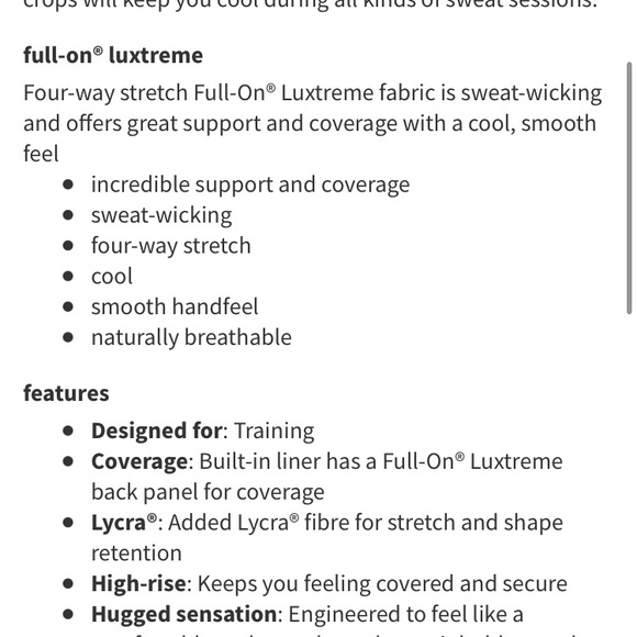 Twist and train crop 6 NWT - Picture 10 of 10